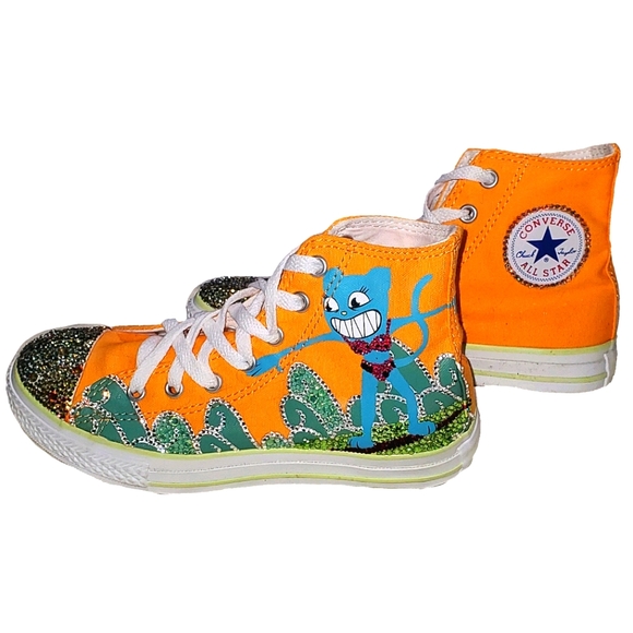 Surf Cat Converse All Stars High Tops - Picture 5 of 8